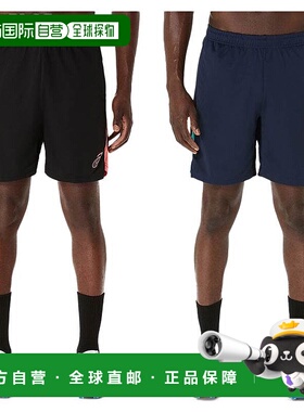日本直邮ASICS 男士训练裤足球服比赛裤短裤吸汗快干锻炼运动ASIC