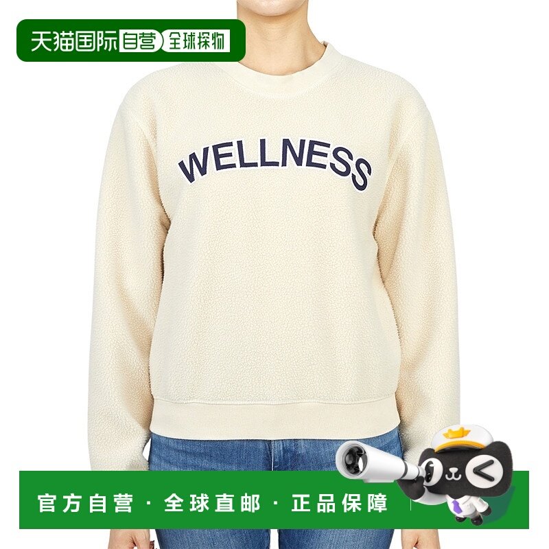 1h可退 韩国直邮SPORTY&RICH CR666CR CREAM 女士 长袖T恤衫卫衣