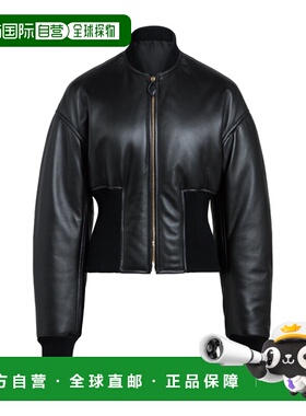 香港直邮Alaia 束腰皮夹克 AA9V1236C228C