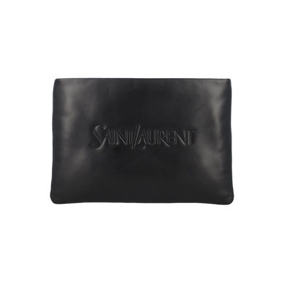 SAINT LAURENT 男士手拿包 779526AADA11000 CO 黑色