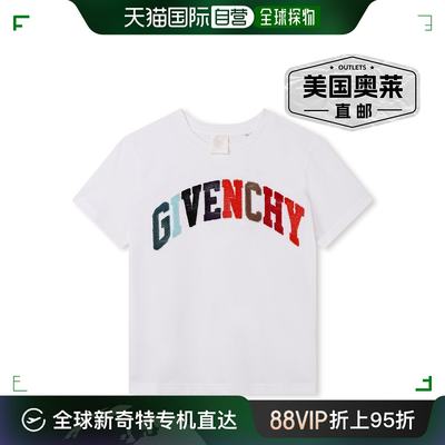 GIVENCHY-H25455-10P-白色-短袖 T 恤 - 多色 【美国奥莱】直发