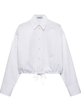 PRADA 女士衬衫 P400ISOOO1XV2F0009 SS2025 白色