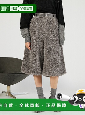 1h可退 日本直邮PRANK PROJECT 女装 仿皮拼接半身裙 设计感宽松