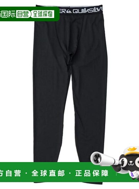 日本直邮Quiksilver 男士泳裤内搭紧身裤 25SPQUD251001BLK1 黑色