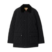 Burberry 80969161 翻领绗缝棉服