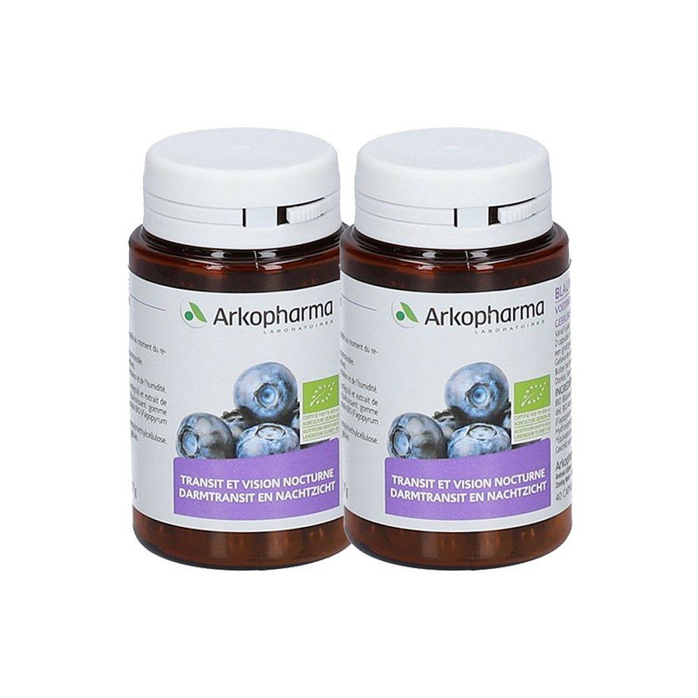欧洲直邮Arkopharma 有机蓝莓浆果40粒x2瓶装 恢复 改善夜间视力