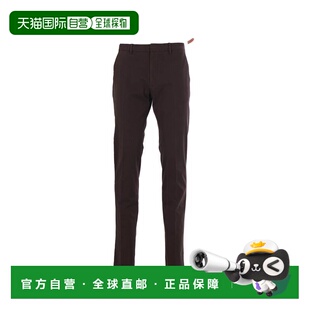 香港直邮潮奢 zegna 杰尼亚 男士 直筒毛邊褲腳長褲 TR00UGI17A2