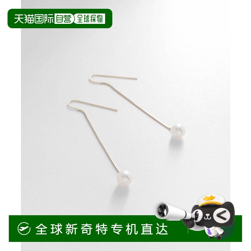 日潮跑腿Cocoshnik珍珠紧凑链钩耳环高贵错落精致熠熠生辉黄金