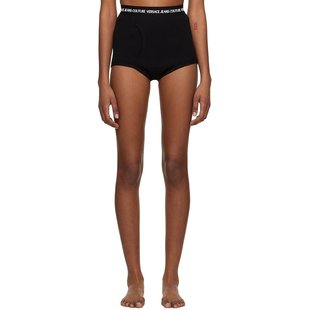 Versace 黑色短裤 Jeans 女士 E74HAD114EJ0060 范思哲 潮奢