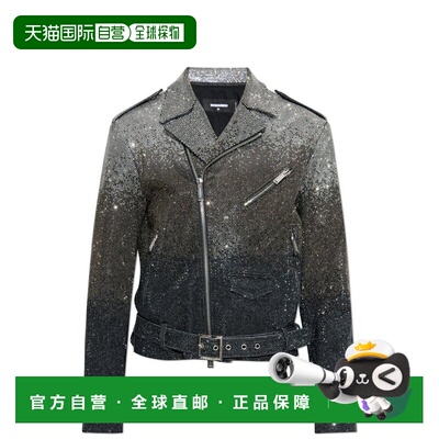 1h可退 香港直邮Dsquared2 二次方 男士 綴飾拉鍊夾克 S71AN0630S