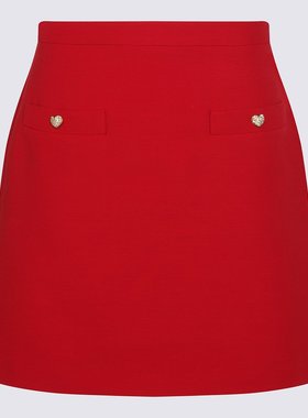VALENTINO 女士半身裙 7B3RACM21CFR9M AW2025 红色