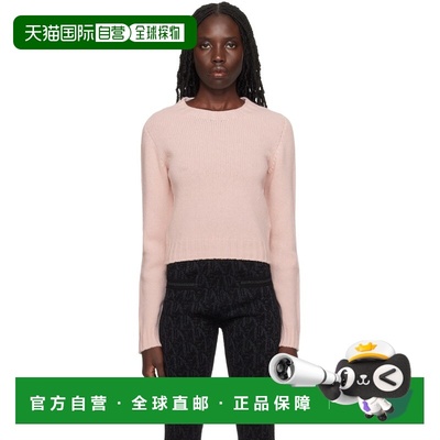 1h可退 香港直邮Palm Angels 棕榈天使 女士 粉色 Curved 毛衣 PW