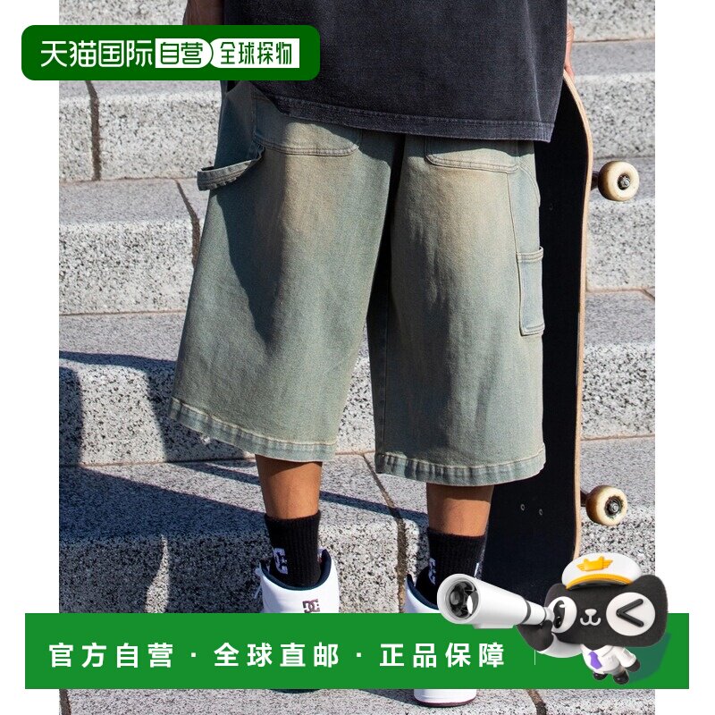 1h可退 日本直邮DC 男女同款 painter风宽松牛仔短裤 DWS262004