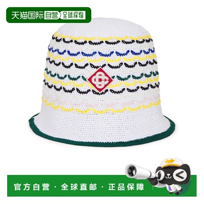 1h可退 香港直邮Casablanca 男士 Tuck 缝线帽子 ASP26HAT10601