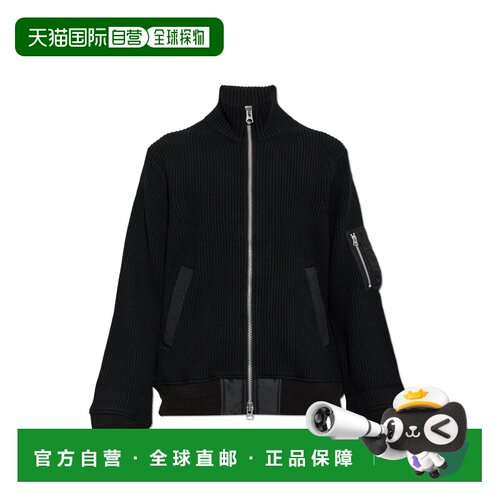 1h可退 香港直邮SACAI 男士夹克 2604128M0001 AW2026 黑色 长袖
