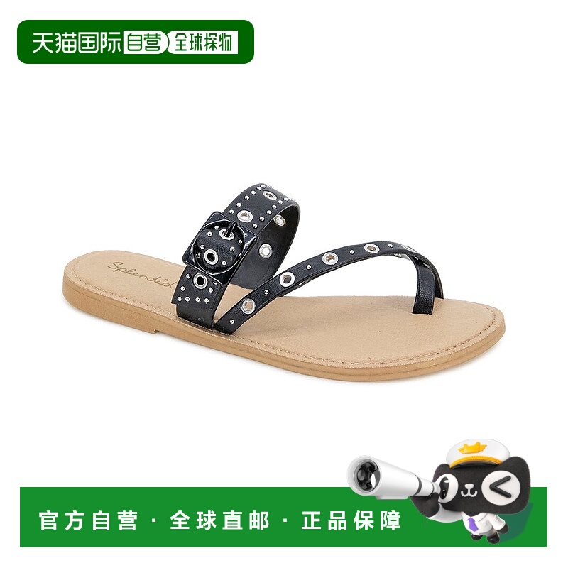 自营 splendid华丽的Silas凉鞋-黑色 美国奥莱直发
