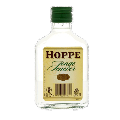 欧洲直邮Hoppe杜松子酒200ml35度洋酒口感醇厚顺滑袖珍瓶进口