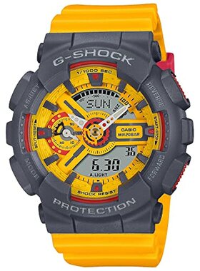 G Shock卡西欧 手表 女款运动表 黄色GMA-S110Y-9AJF