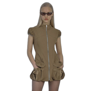 韩国直邮SCULPTOR美式复古街头辣妹潮牌新款夹克SC24S302BR