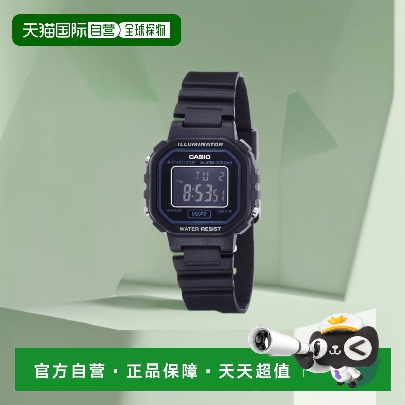 【日本直邮】CASIO卡西欧新款时尚休闲经典百搭手表LA-20WH-1B黑