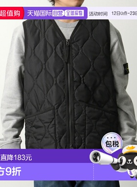 日本直邮TAION 男士羽绒背心 (001ZML-1)V 领拉链无袖拉链开口可