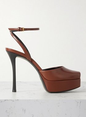 Saint Laurent 圣罗兰 女士 La Scandale 皮质凉鞋 823500AACSQ