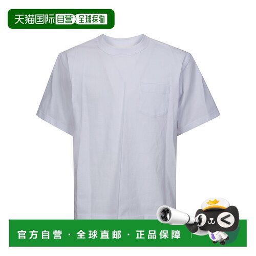 1h可退 香港直邮SACAI 男士T恤 2603953M101 SS2026 白色 Light W