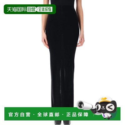 1h可退 香港直邮rick owens 瑞克 欧文斯 女士 PILLAR 半身裙 RO0