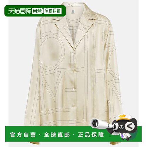 香港直邮toteme/Logo女士衬衫 【付后1h可退】