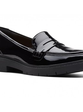 Clarks Westlynn Ayla 黑色漆皮