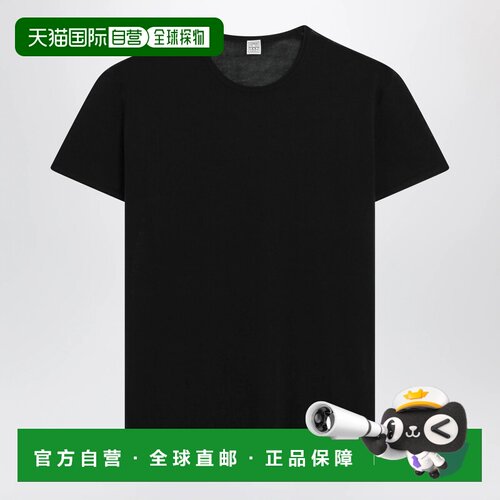 1h可退 香港直邮TOTEME 女士T恤 252WRT0476YA0173001 SS2026 黑