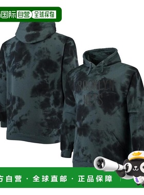 1h可退 【美国直邮】Fanatics 布鲁克林篮网队男士大码云染套头连