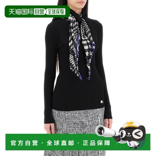香港直邮潮奢 围巾罗纹针织衫 Burberry 女士 8081 巴宝莉 1h可退