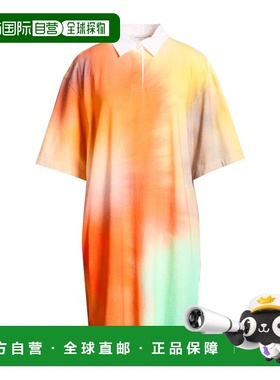 1h可退 香港直邮MAISON KITSUNE 女士 短款连衣裙 orange橙色 舒