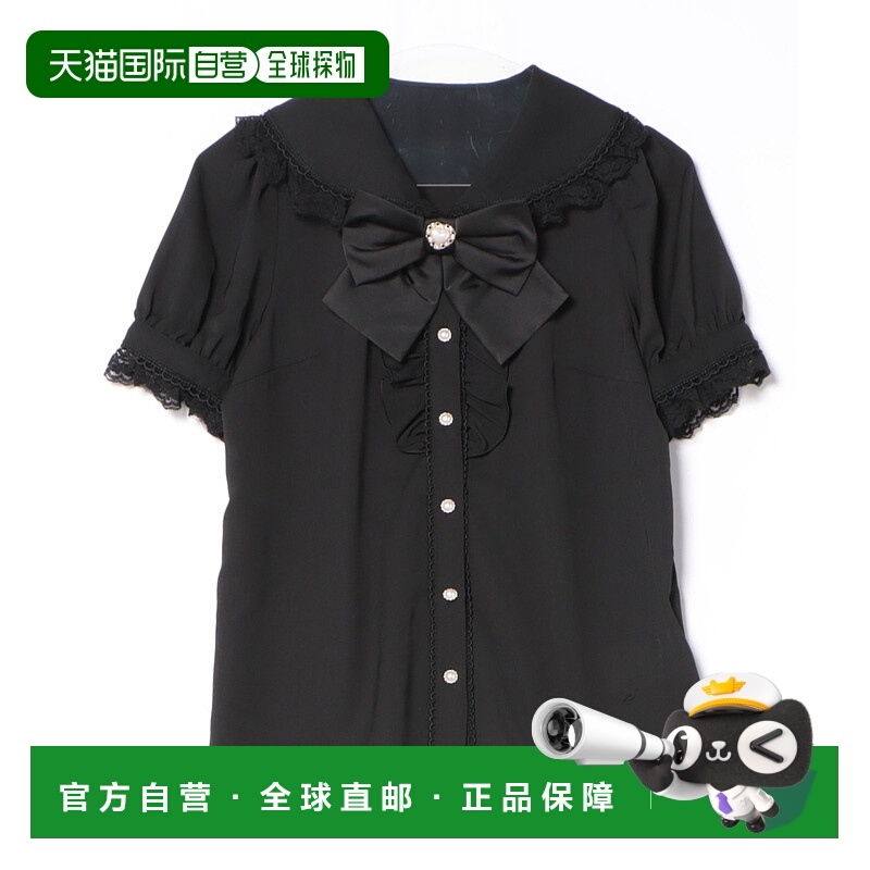 1h可退 日本直邮Secret Honey 女士兔耳短袖蕾丝上衣 4SS5130女装