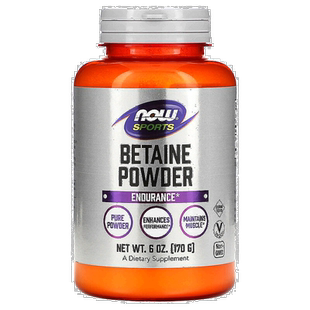 香港直发Now诺奥甜菜碱粉膳食补充剂营养生理表现耐久力170g肌酸