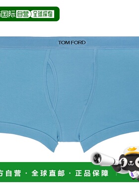 1h可退 香港直邮Tom Ford 汤姆 福特 男士 蓝色 Cotton Stretch J