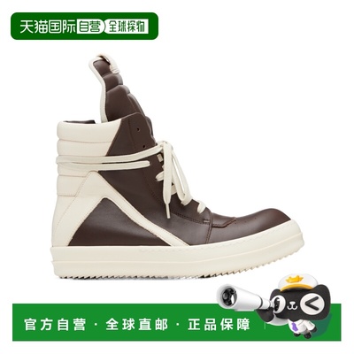 1h可退 香港直邮Rick Owens 系带高帮休闲运动鞋 RU01F2894LCO