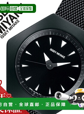 日本直邮ISSEY MIYAKE 手表 ROKU 男女黑色 NYAM002 [人气品牌六]