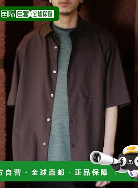 1h可退 日本直邮LIDNM 男士休闲版型短袖衬衫 lm24ss06594新款