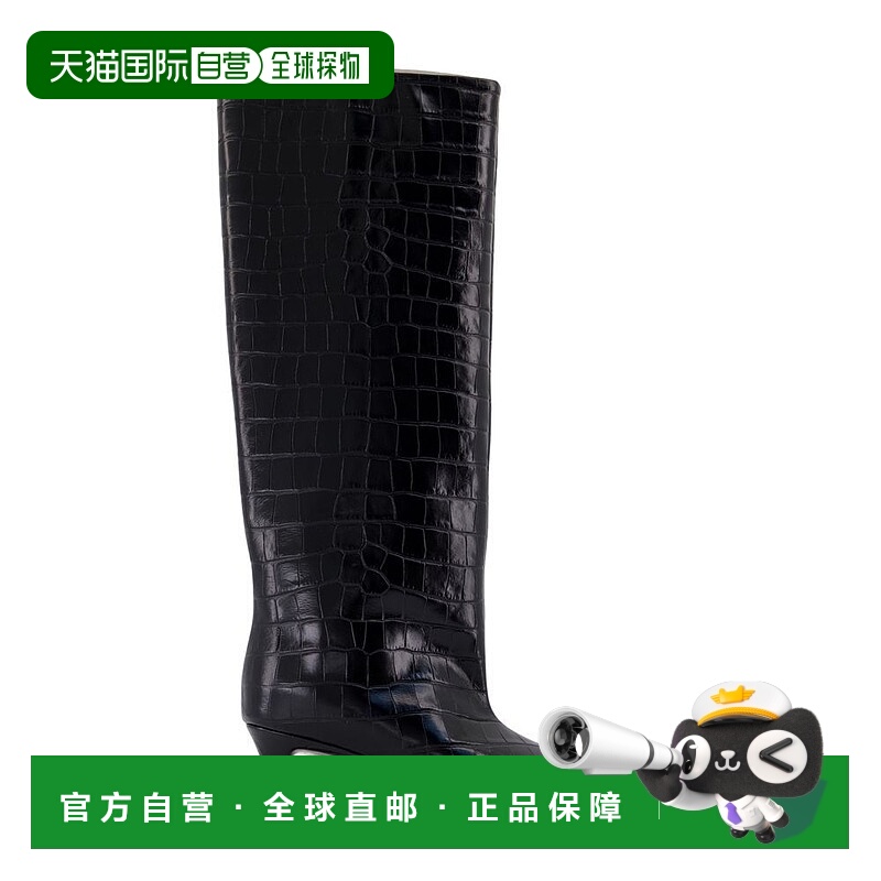 香港直邮toteme 女士 圖騰壓花過膝靴 243WAS0169LE0076