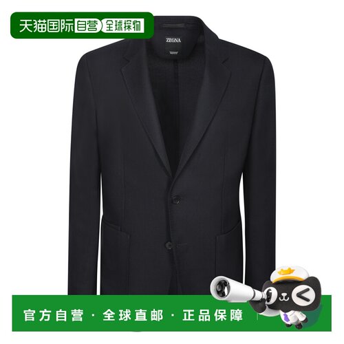香港直邮Z ZEGNA 男士西服 254721A21XPYG08 AW2025 蓝色 Techmer