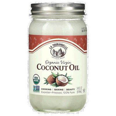 香港直发la tourangelle有机初榨椰子油美容414ml家用可食用