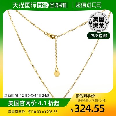 savvy cie jewels18K 黄金纯银经典项圈项链 f 【美国奥莱】直发