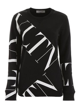 VALENTINO 21SS 朴彩英同款 VLTN印花套头卫衣 Women