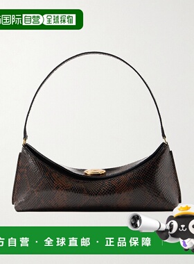 1h可退 香港直邮潮奢 Jacquemus 女士 Le Calisso 蛇纹皮革肩包 2