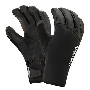 Montbell Windstopper 隔热骑行手套 BK XS