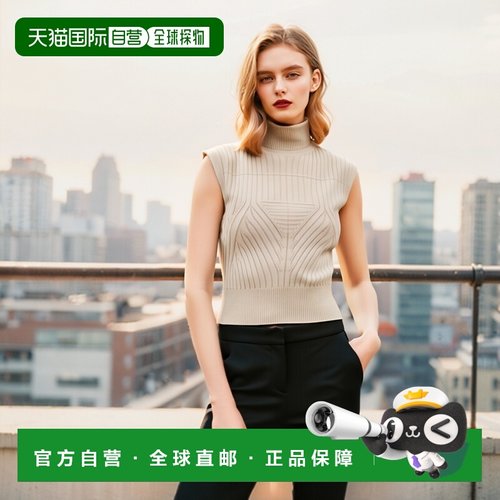 香港直邮Rick Owens 无袖半高领背心高领上衣 RP01E7620KEC