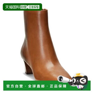 自营Lauren Ralph Lauren Willa Boots Brown Burnished Leather
