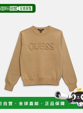 自营guessAstero Logo Sweater (7-16) - toasted taupe 美国奥莱